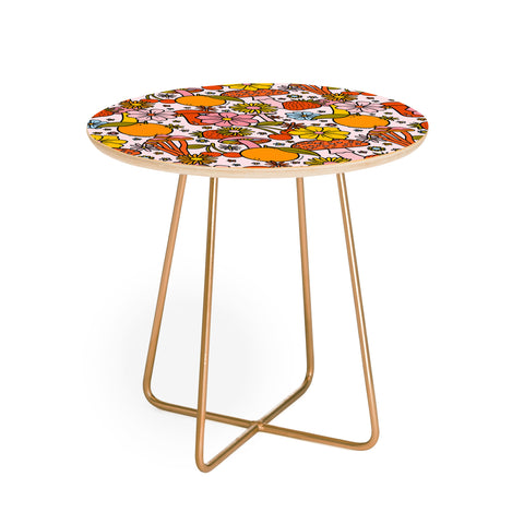 Doodle By Meg Summertime Print Round Side Table