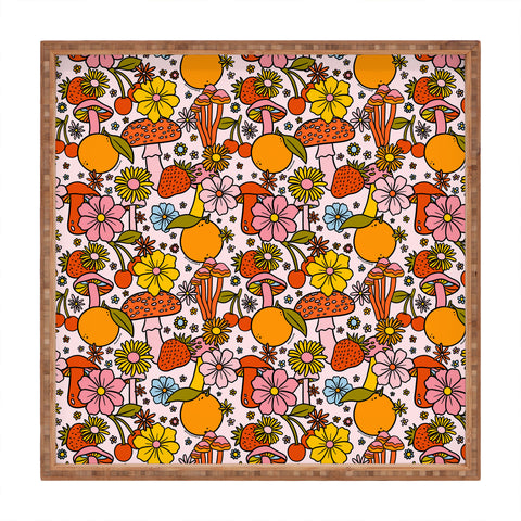 Doodle By Meg Summertime Print Square Tray