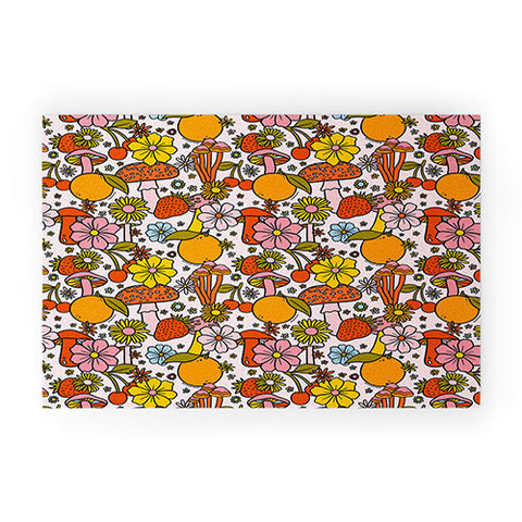 Doodle By Meg Summertime Print Welcome Mat