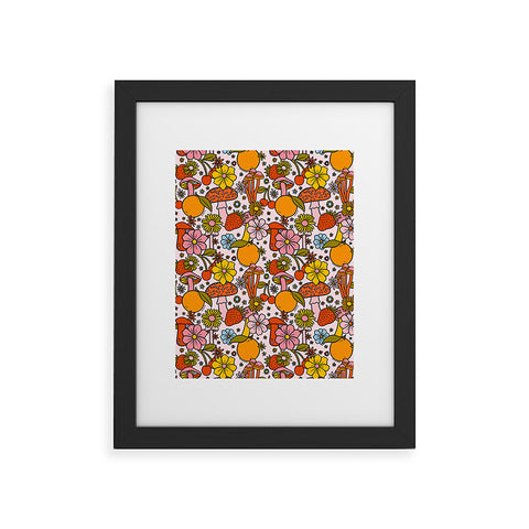 Doodle By Meg Summertime Print Framed Art Print