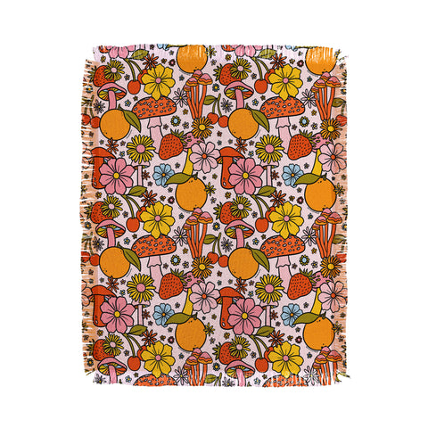 Doodle By Meg Summertime Print Throw Blanket