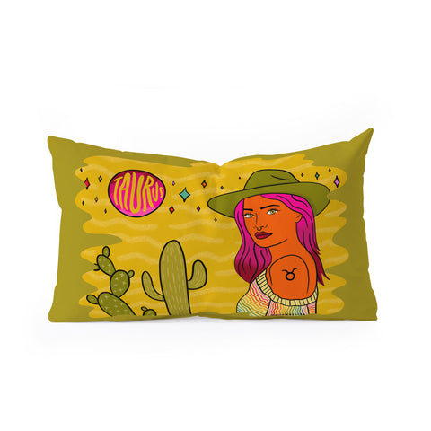 Doodle By Meg Taurus Babe Oblong Throw Pillow