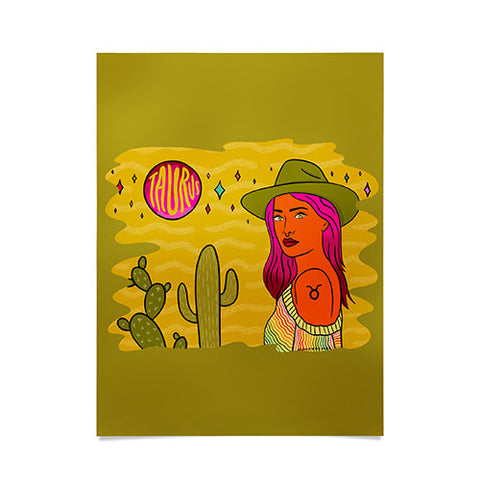 Doodle By Meg Taurus Babe Poster