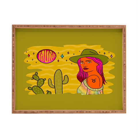 Doodle By Meg Taurus Babe Rectangular Tray