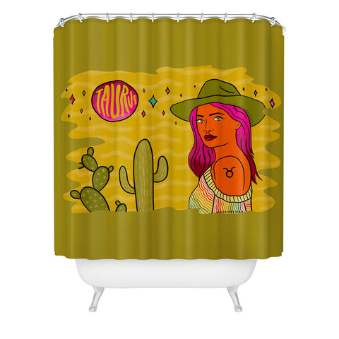 Doodle By Meg Taurus Babe Shower Curtain