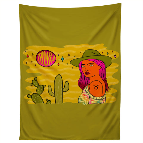 Doodle By Meg Taurus Babe Tapestry