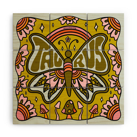 Doodle By Meg Taurus Butterfly Wood Wall Mural