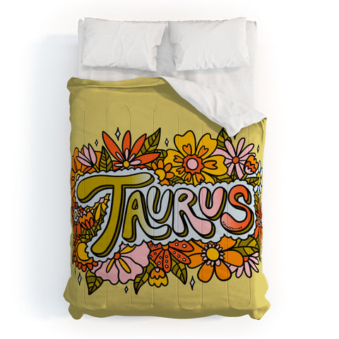 Doodle By Meg Taurus Flowers Comforter