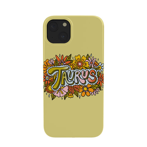 Doodle By Meg Taurus Flowers Phone Case