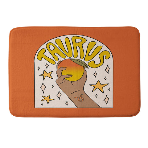 Doodle By Meg Taurus Mango Memory Foam Bath Mat