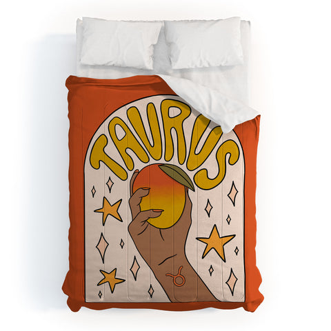 Doodle By Meg Taurus Mango Comforter