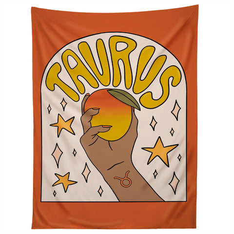 Doodle By Meg Taurus Mango Tapestry