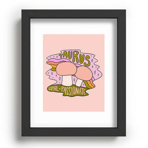 Doodle By Meg Taurus Mushroom Recessed Framing Rectangle