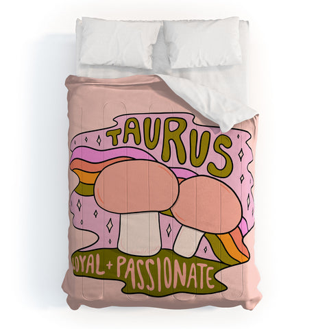 Doodle By Meg Taurus Mushroom Comforter