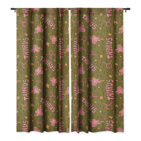 Doodle By Meg Taurus Print Blackout Non Repeat