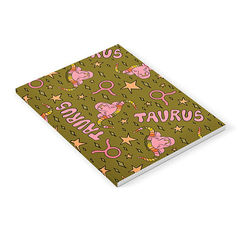 Doodle By Meg Taurus Print Notebook
