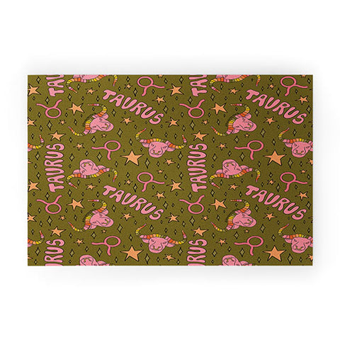 Doodle By Meg Taurus Print Welcome Mat