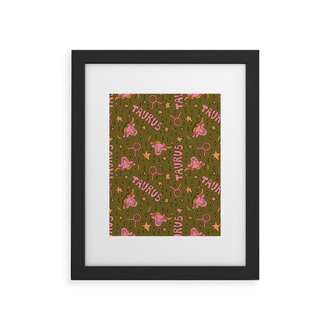 Doodle By Meg Taurus Print Framed Art Print