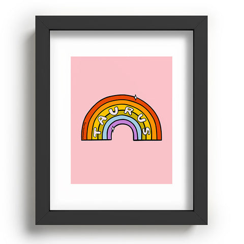 Doodle By Meg Taurus Rainbow Recessed Framing Rectangle
