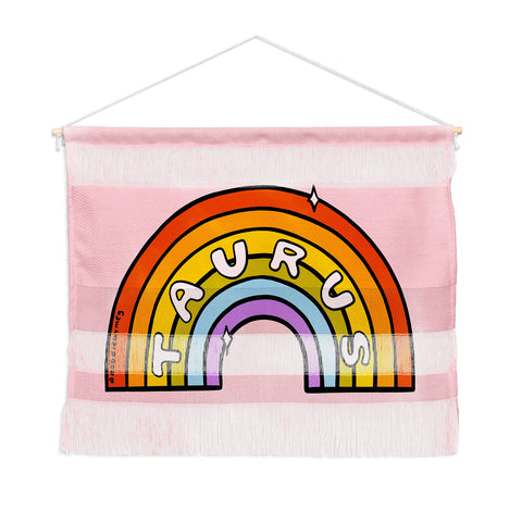 Doodle By Meg Taurus Rainbow Wall Hanging Landscape