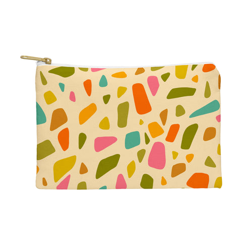 Doodle By Meg Terrazzo Print in Cream Pouch