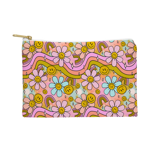 Doodle By Meg Tie Dye Flower Print Pouch