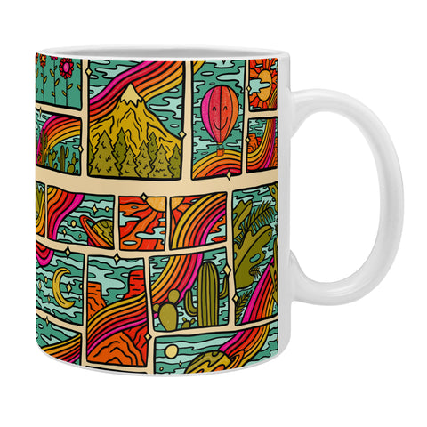 Doodle By Meg Traveling Rainbow Coffee Mug