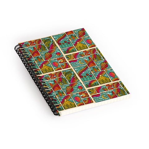 Doodle By Meg Traveling Rainbow Spiral Notebook
