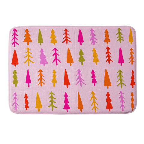 Doodle By Meg Tree Print Memory Foam Bath Mat