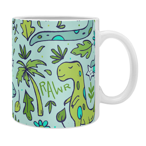 Doodle By Meg Tropical Dinos Coffee Mug