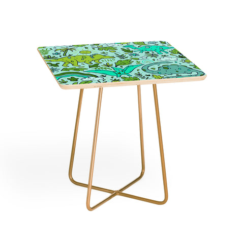 Doodle By Meg Tropical Dinos Side Table