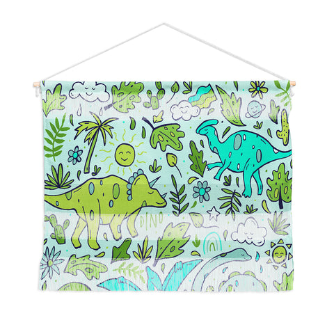 Doodle By Meg Tropical Dinos Wall Hanging Landscape