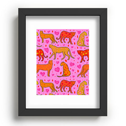 Doodle By Meg Valentine Leopard Print Recessed Framing Rectangle