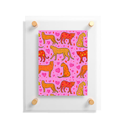 Doodle By Meg Valentine Leopard Print Floating Acrylic Print