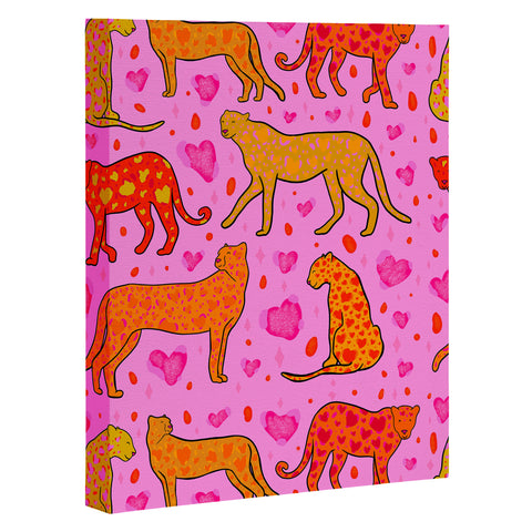 Doodle By Meg Valentine Leopard Print Art Canvas