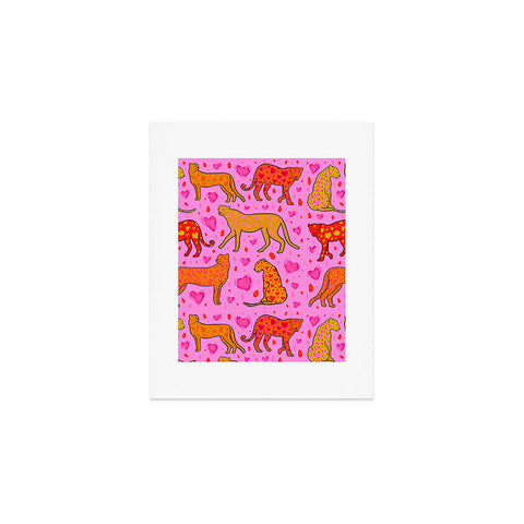 Doodle By Meg Valentine Leopard Print Art Print