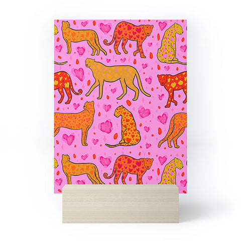 Doodle By Meg Valentine Leopard Print Mini Art Print