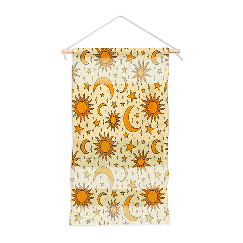 Doodle By Meg Vintage Sun and Star Print Wall Hanging Portrait