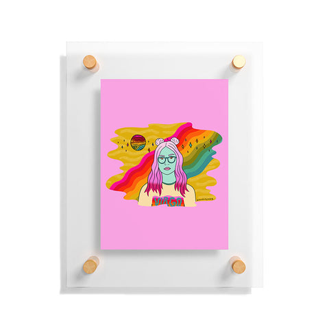 Doodle By Meg Virgo Babe Floating Acrylic Print