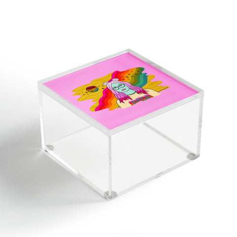 Doodle By Meg Virgo Babe Acrylic Box