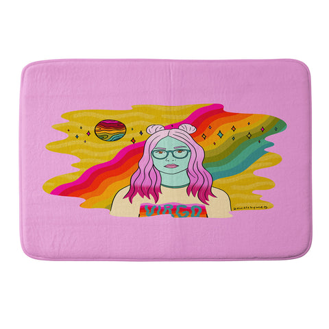 Doodle By Meg Virgo Babe Memory Foam Bath Mat