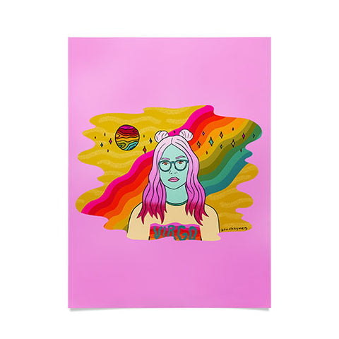 Doodle By Meg Virgo Babe Poster