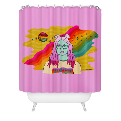 Doodle By Meg Virgo Babe Shower Curtain