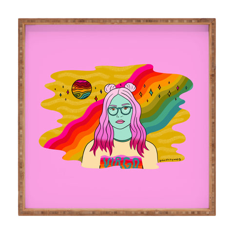 Doodle By Meg Virgo Babe Square Tray