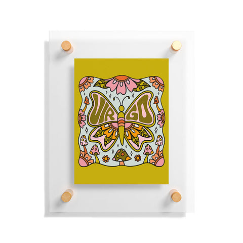 Doodle By Meg Virgo Butterfly Floating Acrylic Print