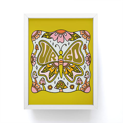 Doodle By Meg Virgo Butterfly Framed Mini Art Print