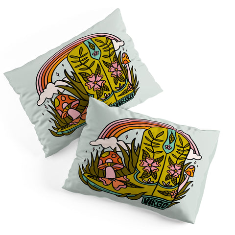 Doodle By Meg Virgo Cowboy Boot Pillow Shams