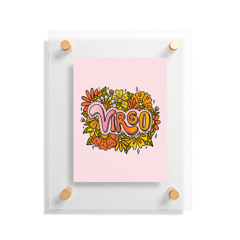 Doodle By Meg Virgo Flowers Floating Acrylic Print