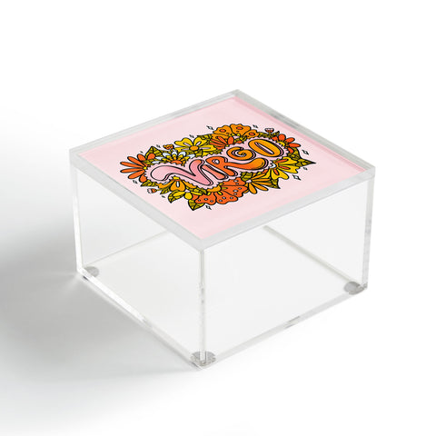 Doodle By Meg Virgo Flowers Acrylic Box