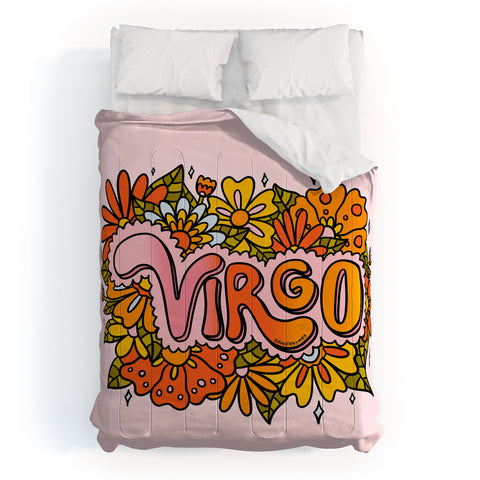 Doodle By Meg Virgo Flowers Comforter